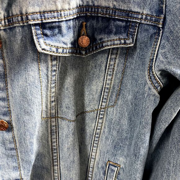 ThreeTwoOne Denim Bride Jacket Size XL Here Comes the Bride - Picture 5 of 6